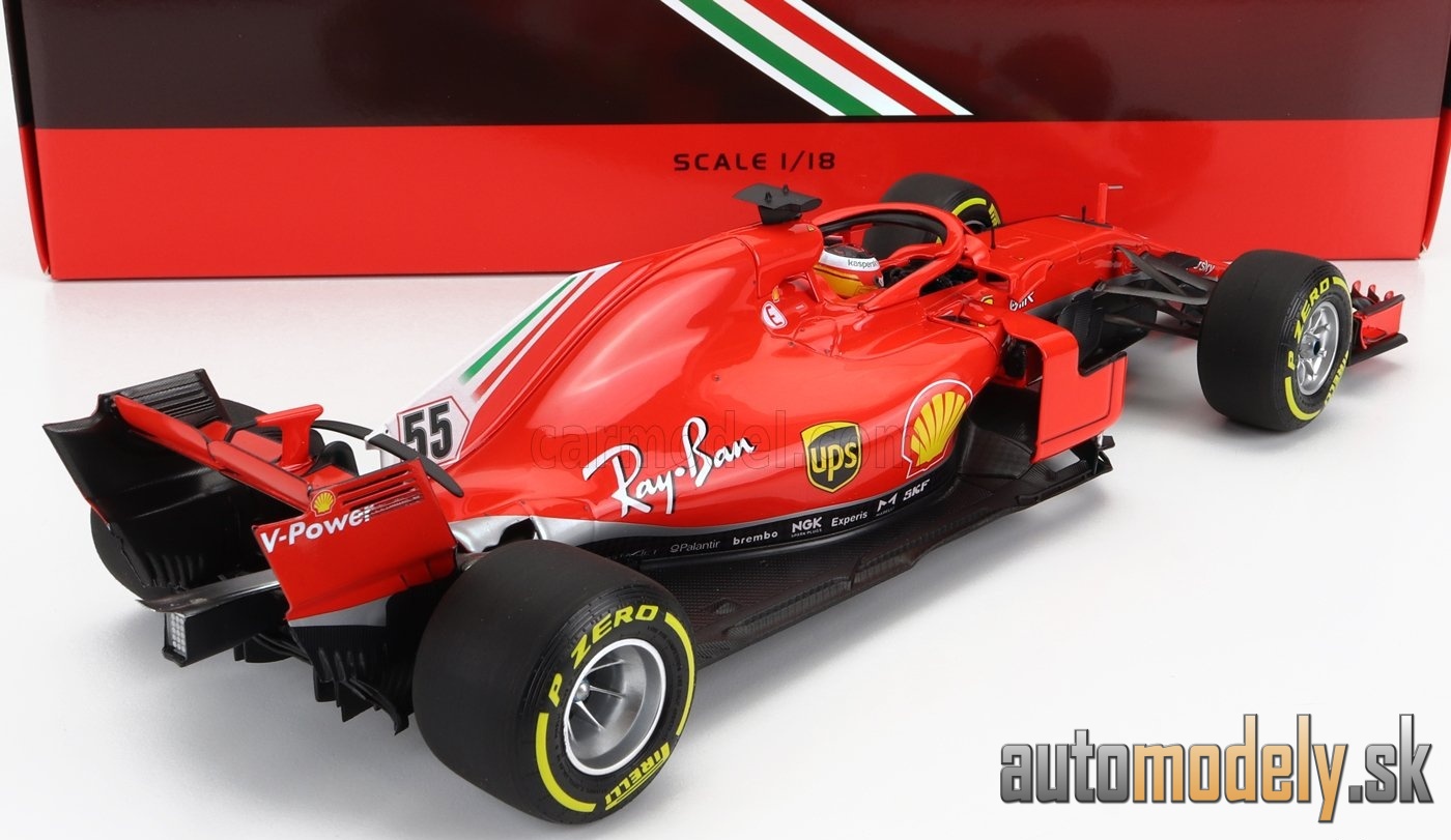 BBR-MODELS - FERRARI - F1 SF71H N 55 TEST FIORANO ITALY 2018 CARLOS SAINZ - 1:18
