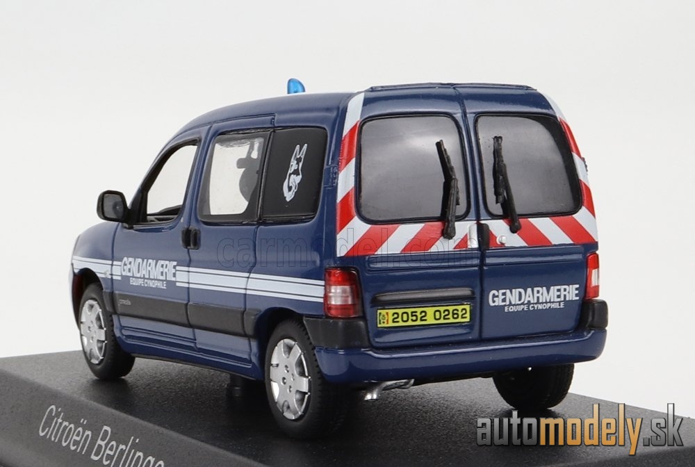 NOREV - CITROEN - BERLINGO GENDARMERIE EQUIPE CYNOPHILE 2007 (BLUE)) - 1:43 