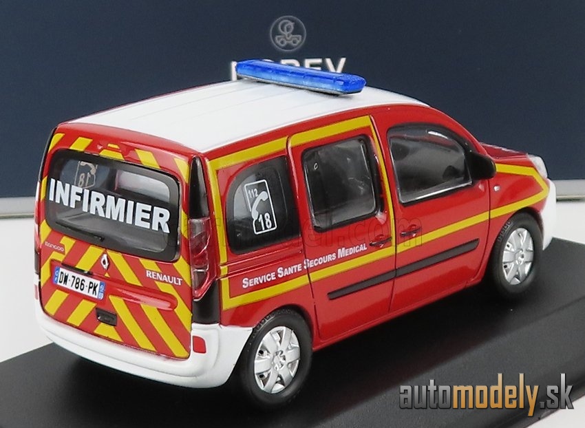 NOREV - RENAULT - KANGOO INFIRMIER SSSM POMPIERS 2013 - 1:43