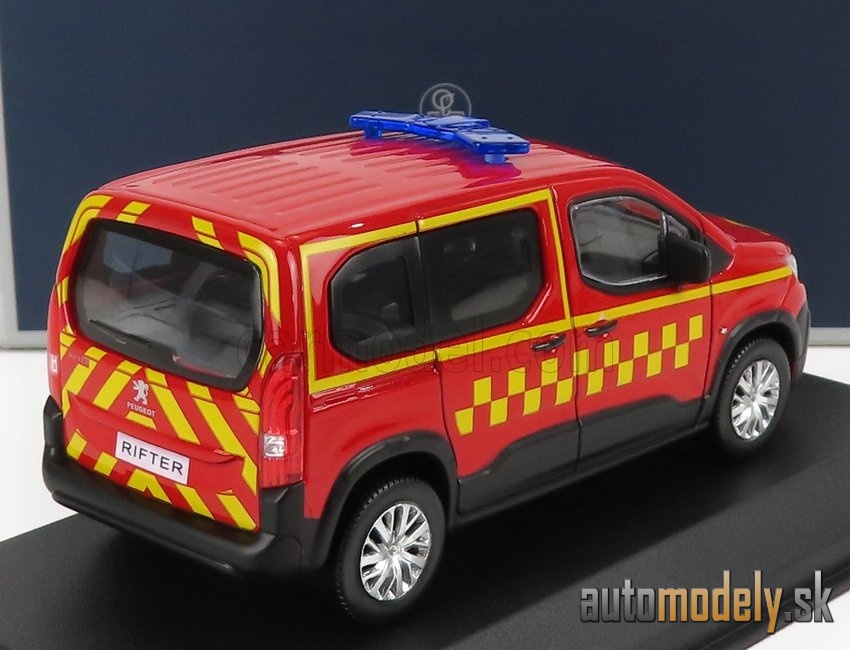 NOREV - PEUGEOT - RIFTERSAPEURS POMPIERS 2019 (RED YELLOW) - 1:43