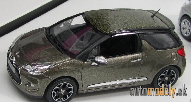 NOREV - CITROEN - SET 3x DS3 2012 WITH NEW ROOFDECO FLOWER - GRAFIC ART - FALVIO - 1:43