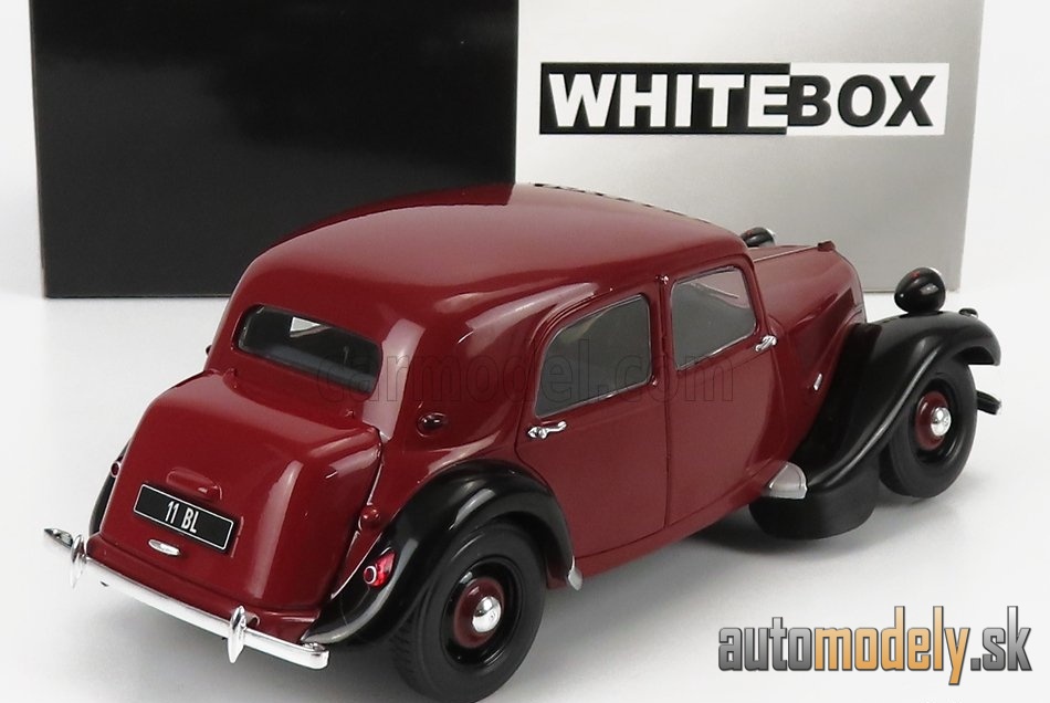 WHITEBOX - CITROEN - TRACTION AVANT 11BL 1956 (RED BLACK) - 1:24