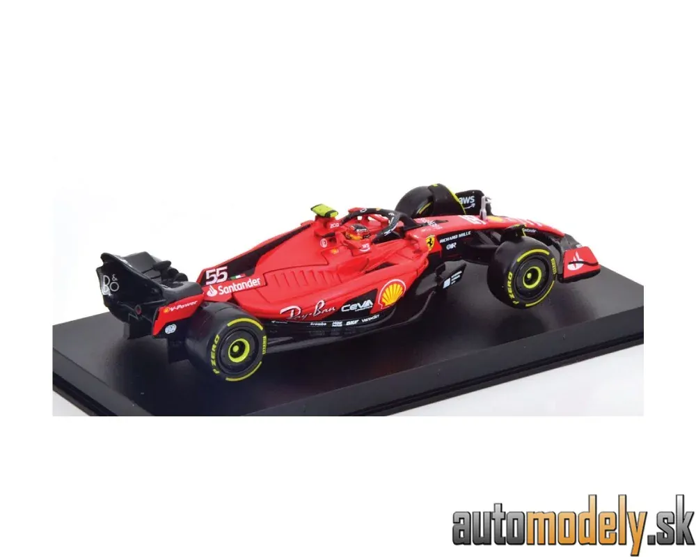 Bburago - FERRARI - F1 SF-23 TEAM SCUDERIA FERRARI N 55 SEASON 2023 CARLOS SAINZ - 1:43