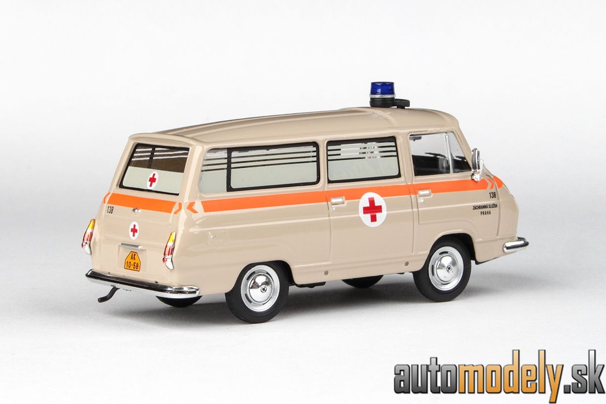 Abrex - Škoda 1203 (1974) Sanitka - ZS Praha 138 - 1:43