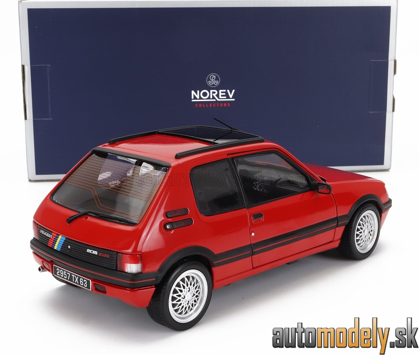 Norev - PEUGEOT - 205 1.9 GTi PTS RIMS 1992 - 1:18