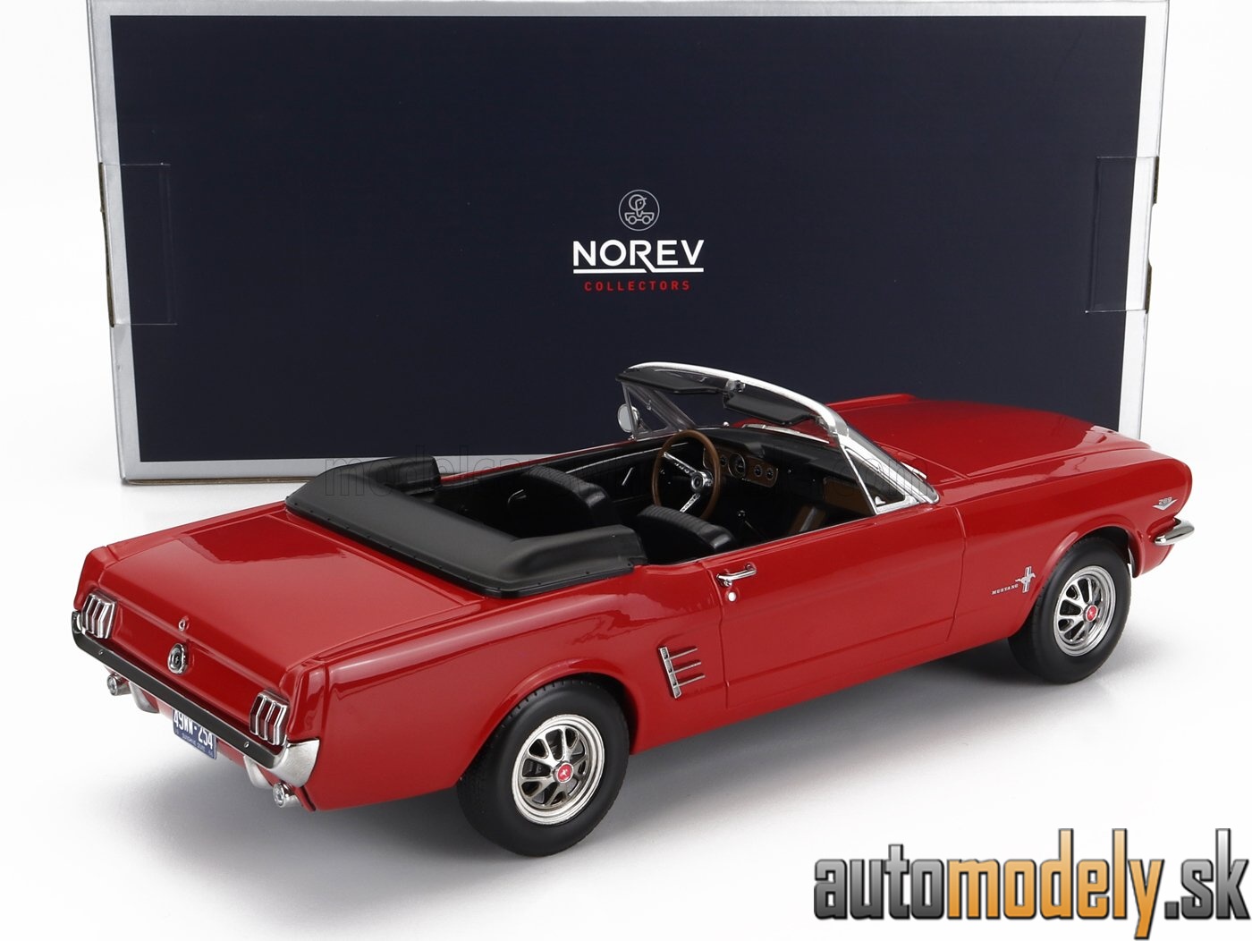 Norev - FORD USA - MUSTANG COVERTIBLE 1966 - 1:18