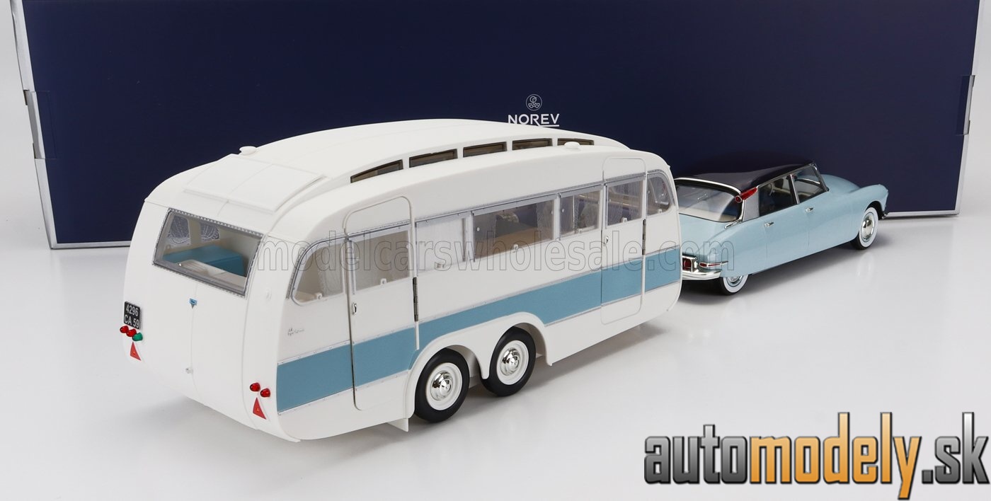 Norev - CITROEN - DS19 WITH ROULOTTE 1960 - 1:18