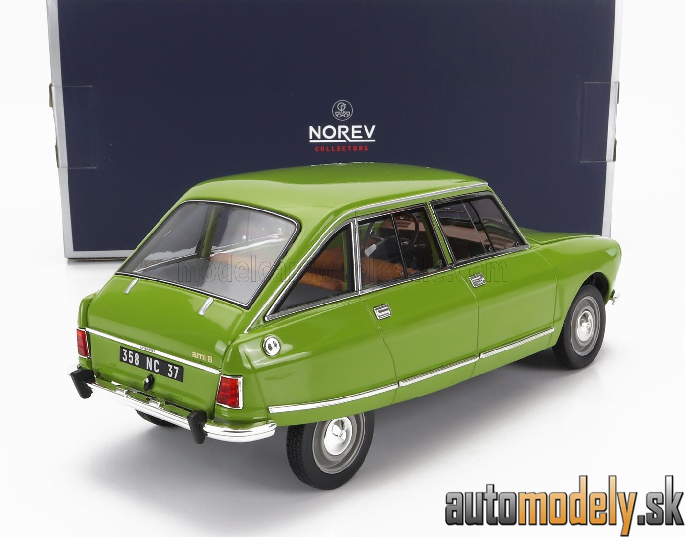 Norev - CITROEN - AMI 8 CLUB 1969 - GREEN - 1:18