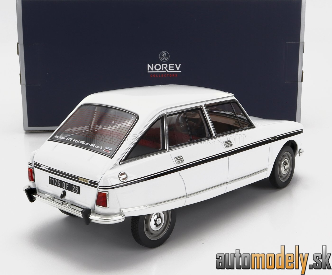 Norev - CITROEN - AMI SUPER 1974 - WHITE - 1:18