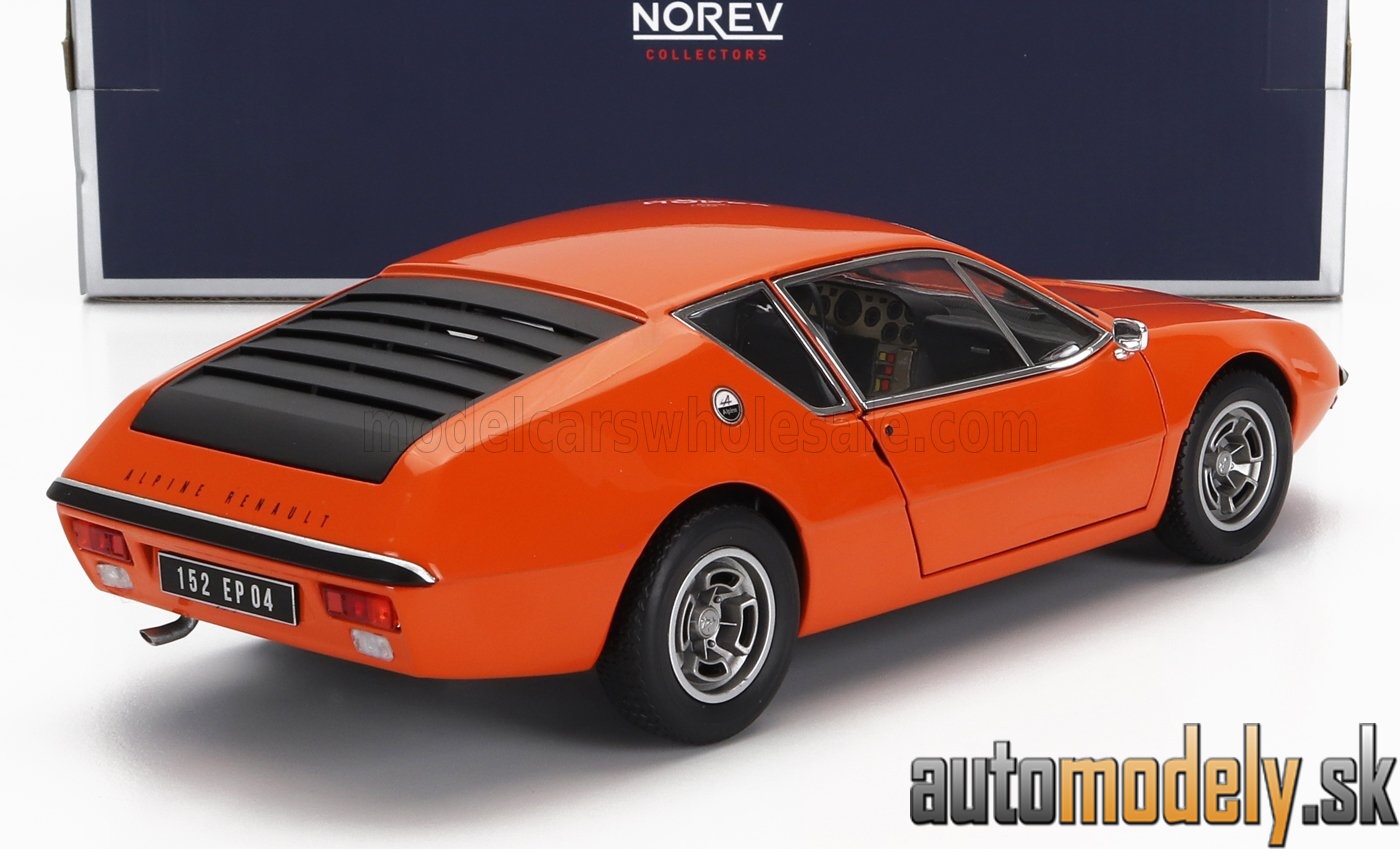 Norev - RENAULT - ALPINE A310 1600 VF COUPE 1974 - ORANGE - 1:18