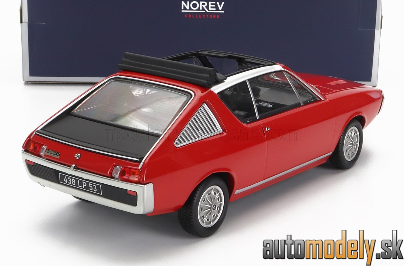 Norev - RENAULT - 17 GORDINI CABRIOLET 1975 - RED - 1:18