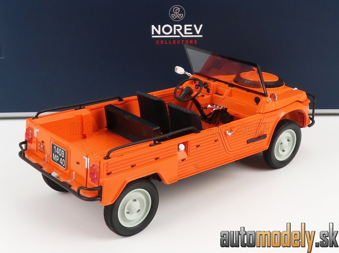 Norev - CITROEN - MEHARI 4x4 KIRGHIZ 1979 - ORANG - 1:18