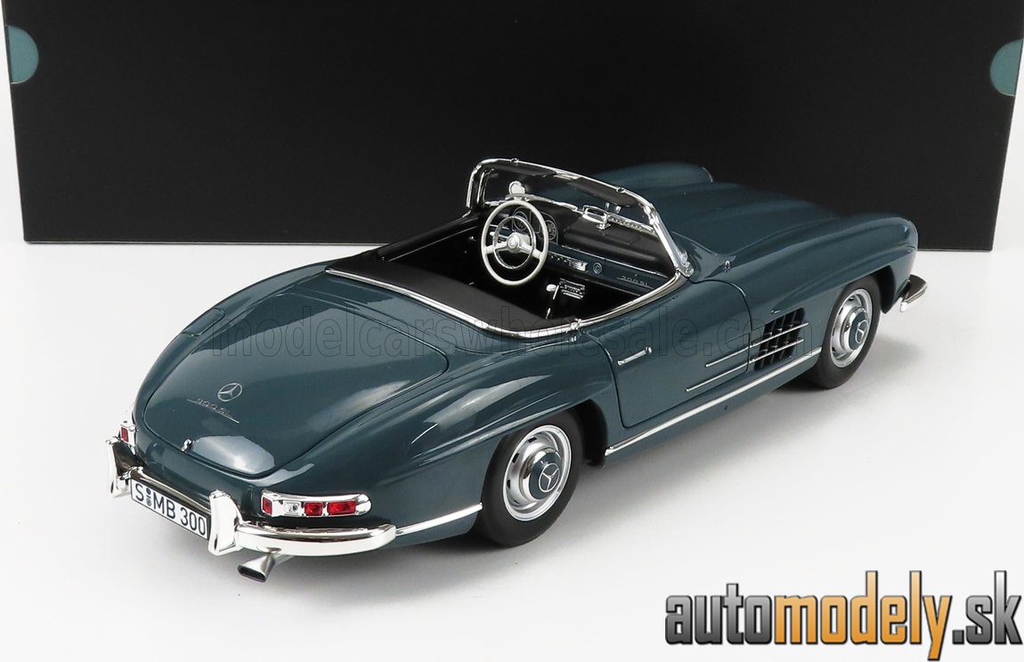 Norev - MERCEDES BENZ - SL-CLASS 300SL ROADSTER SPIDER (W198 II) 1957 - BLUE GREY - 1:18