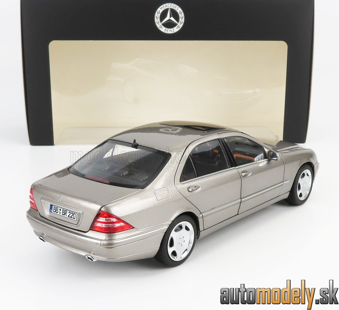 Norev - MERCEDES BENZ - S-CLASS S600 (W220) 2005 - CUBANITE SILVER - 1:18