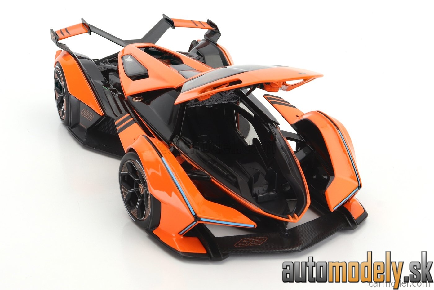 Maisto - LAMBORGHINI - LAMBO V12 VISION GT N 63 GRAN TURISMO 2020 - ORANGE BLACK - 1:18