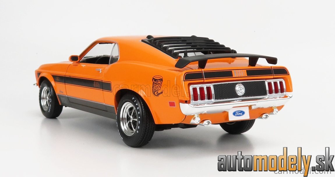Maisto - FORD USA - MUSTANG MACH-1 COUPE 1970 - ORANGE - 1:18