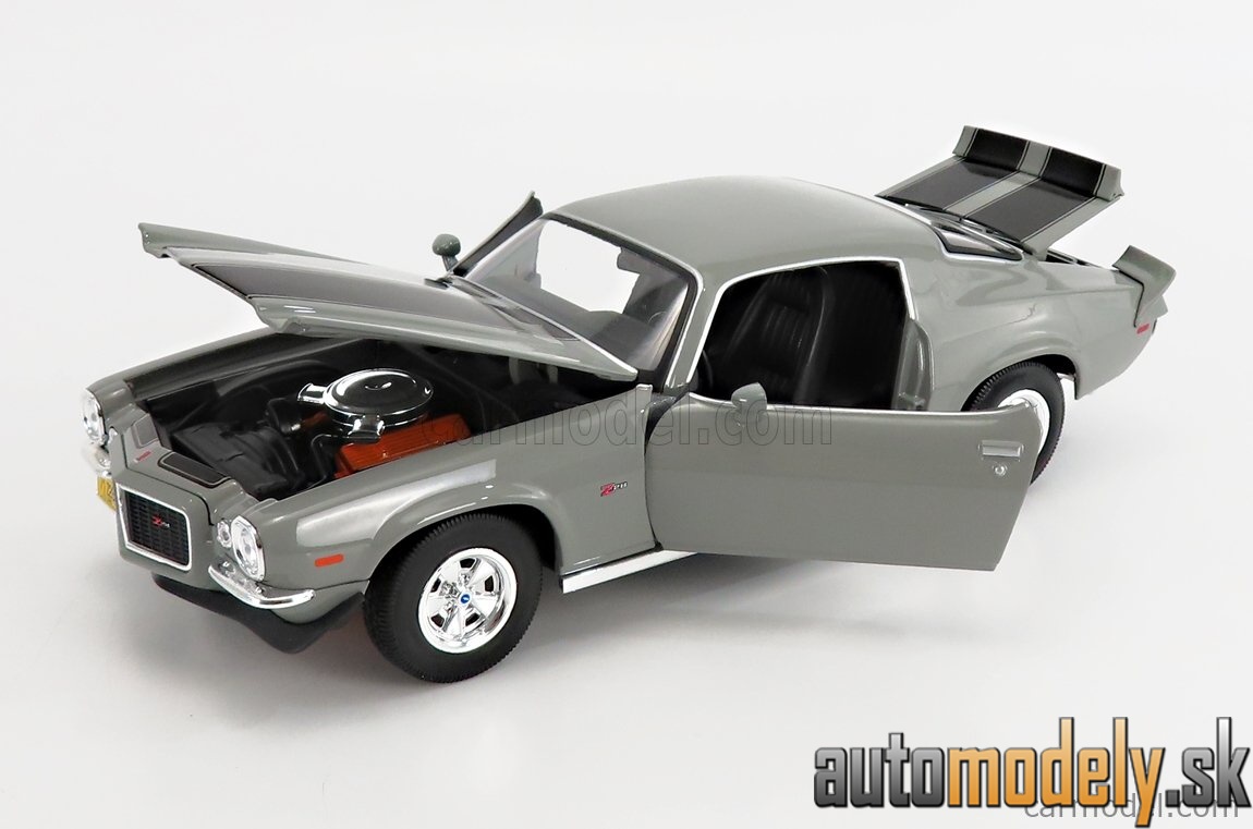 Maisto - CHEVROLET - CAMARO Z/28 COUPE 1971 - GREY MET - 1:18