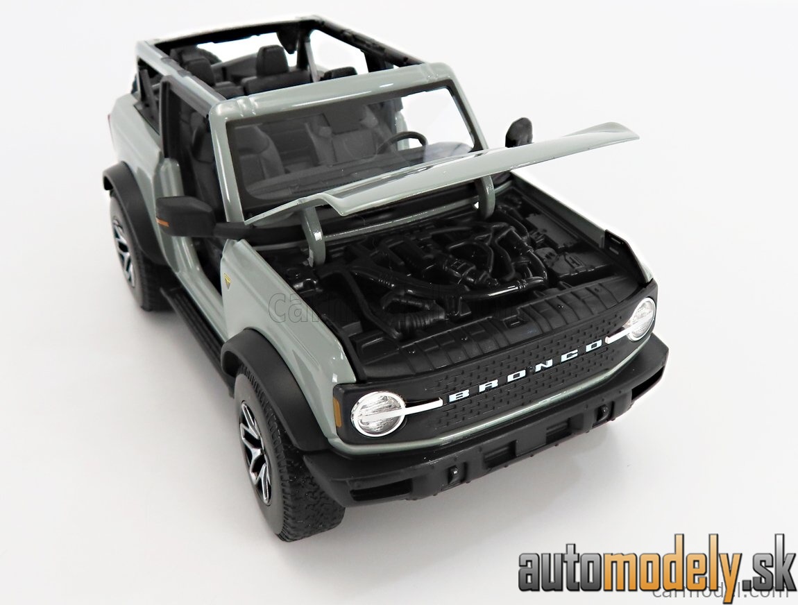Maisto - FORD USA - BRONCO BADLANDS WITHOUT DOORS 2021 - GREY - 1:18