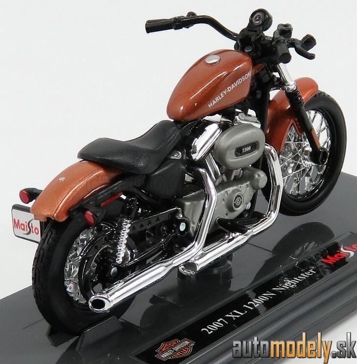 Maisto - HARLEY DAVIDSON - XL 1200N NIGHTSTER 2007 - COPPER MET - 1:18