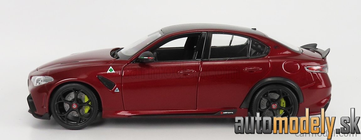 Bburago - ALFA ROMEO - GIULIA GTA 2020 - ROSSO ALFA MET - DARK RED MET - 1:18