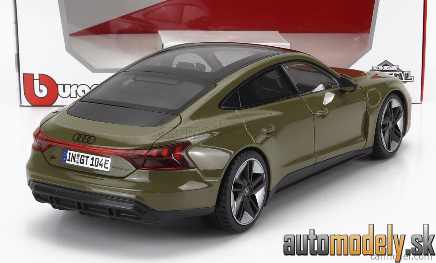 Bburago - AUDI - GT RS E-TRON 2022 - TACTITAL GREEN - 1:18