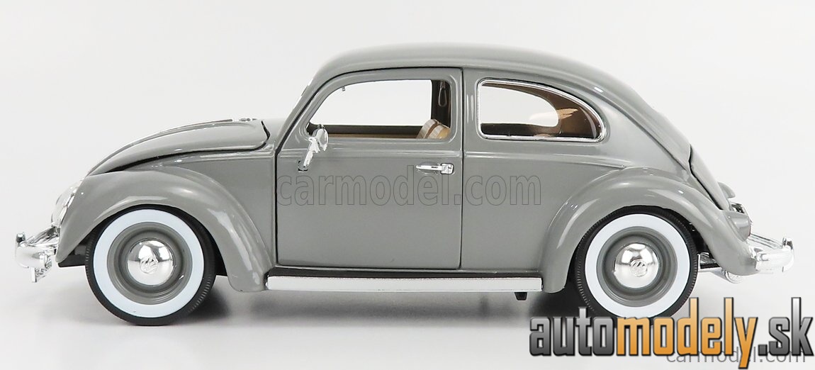 Bburago - VOLKSWAGEN - KAFER BEETLE 1955 - GREY - 1:18