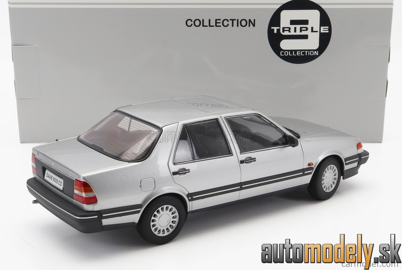 Triple9 - SAAB 9000 CD TURBO 1990 SILVER - 1:18