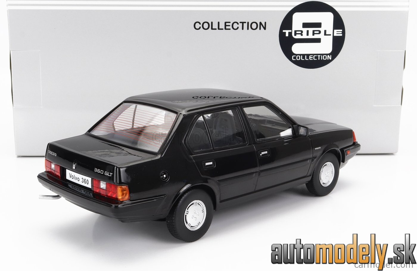 Triple9 - VOLVO 360 GLT 1987 BLACK - 1:18