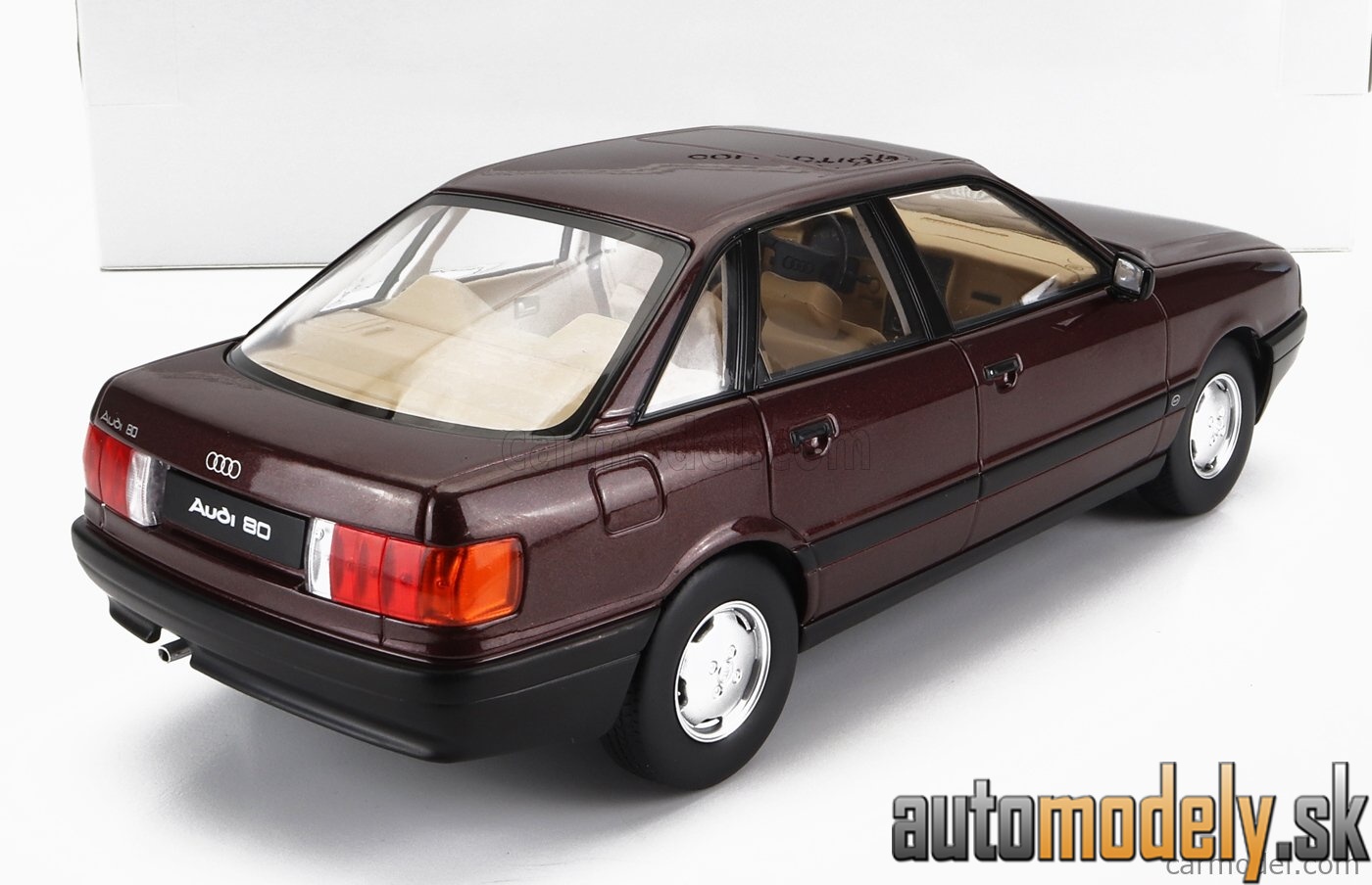 Triple9 - AUDI 80 B3 1989 BORDEAUX - 1:18