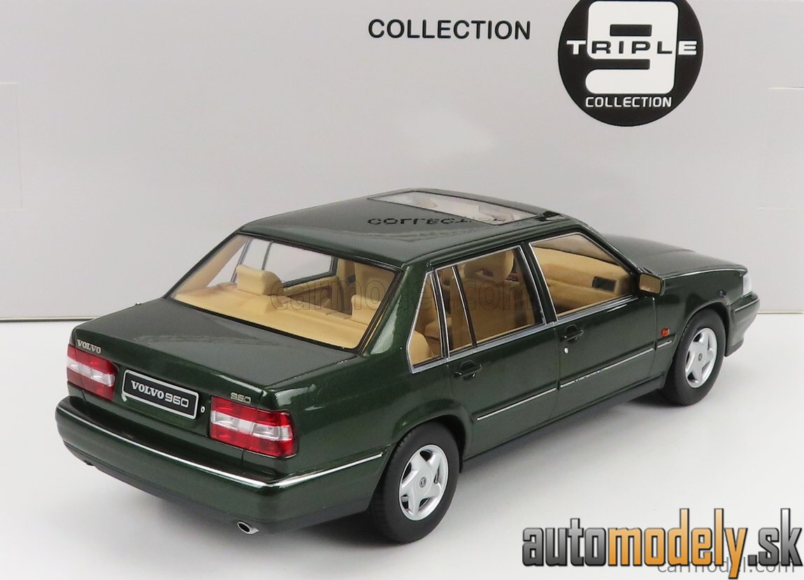 Triple9 - VOLVO 960 1996 DARK OLIVE PEARL - 1:18