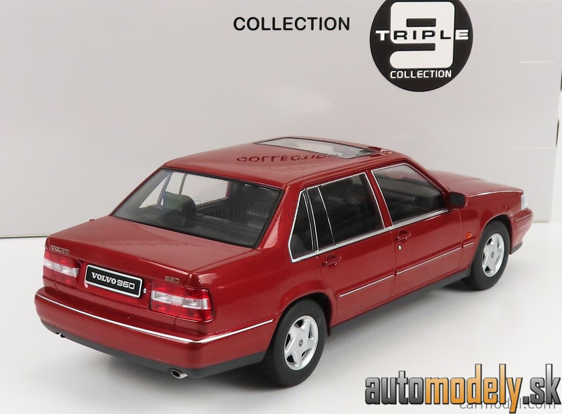 Triple9 - VOLVO 960 1996 REGENT RED PEARL - 1:18