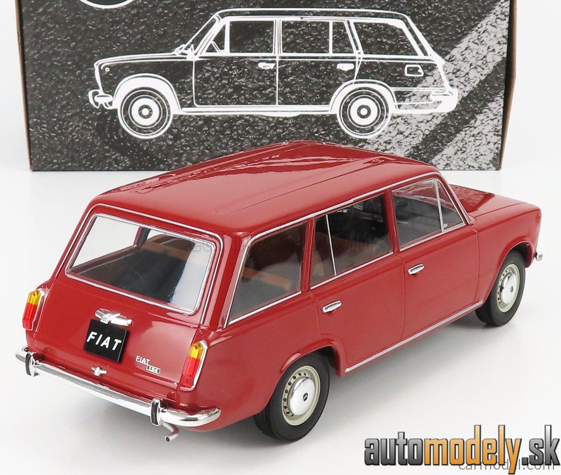Triple9 - FIAT 124 FAMILIARE 1972 MONZA RED - 1:18