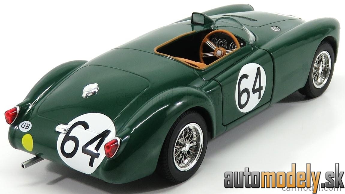 Triple9 - MG MGA EX182 S4 TEAM MG CARS LTD. N 64 24h LE MANS 1955 T.LUND H.WAEFFLER BRITISH RACING GREEN - 1:18