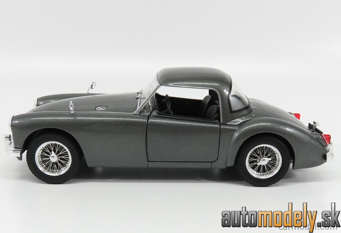 Triple9 - MG MGA MKI 1500 SPIDER CLOSED 1957 GREY MET - 1:18