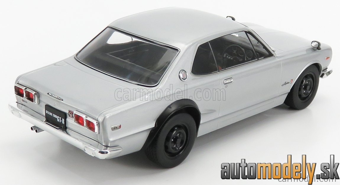 Triple9 - NISSAN SKYLINE GT-R (KPGC10) 1972 SILVER - 1:18