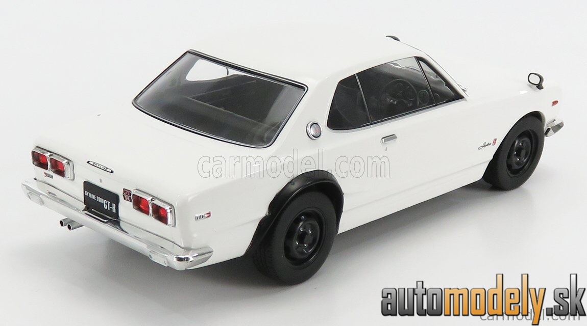 Triple9 - NISSAN SKYLINE GT-R (KPGC10) 1972 WHITE - 1:18