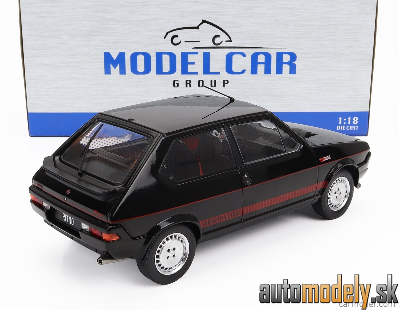 MCG - FIAT RITMO ABARTH 125TC 1980 BLACK - 1:18