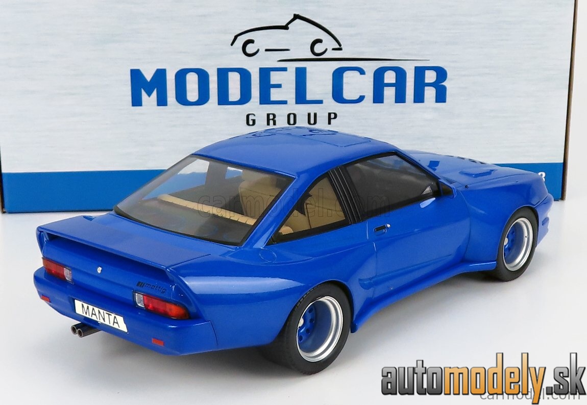 MCG - OPEL MANTA B MATTIG 1991 BLUE MET - 1:18
