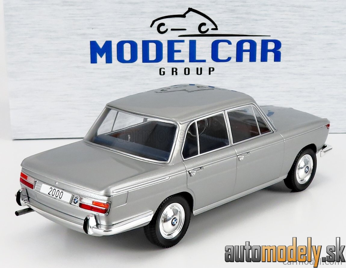 MCG - BMW 2000 (TYPE 121) 1966 SILVER - 1:18