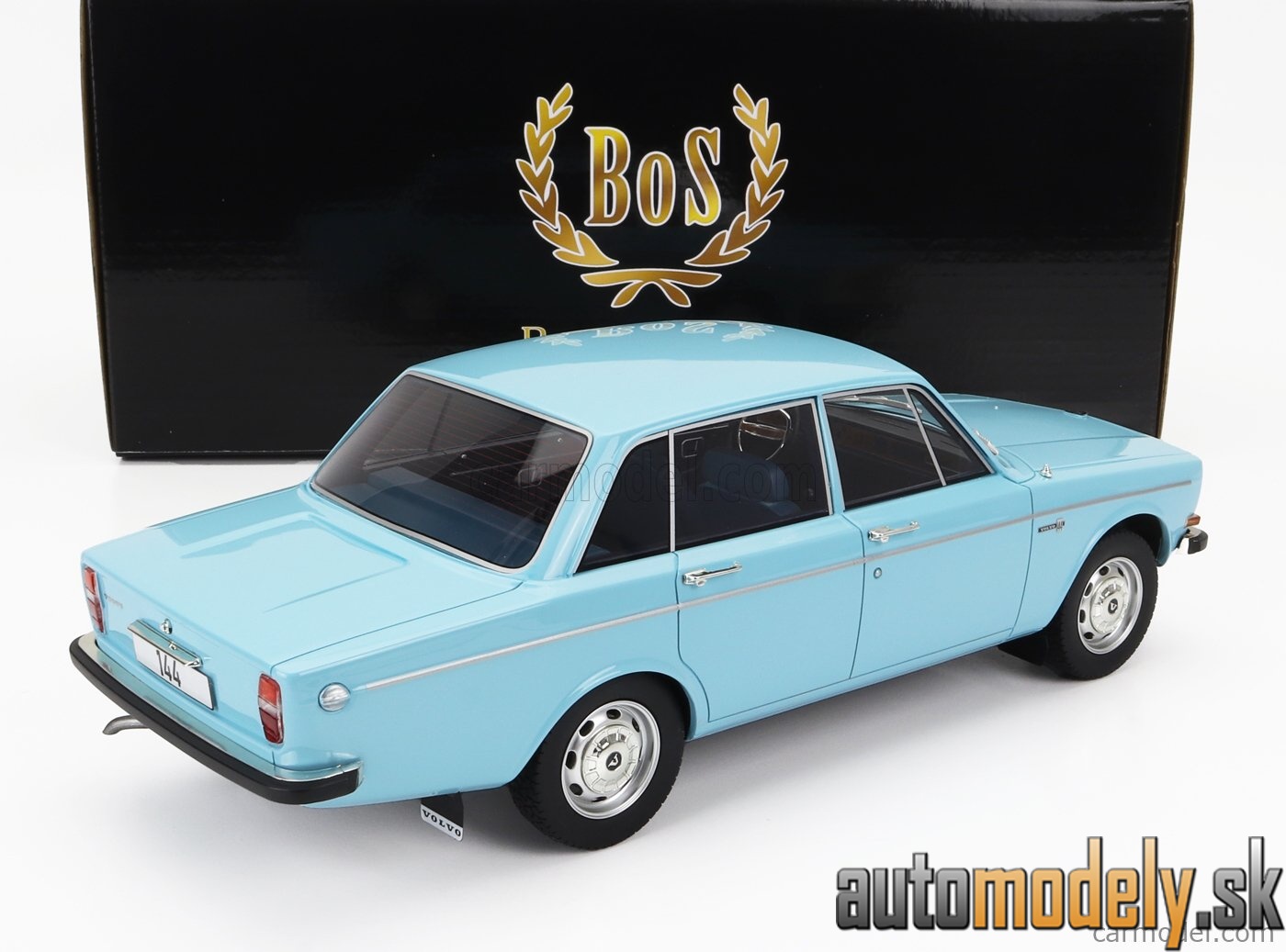 BoS-Models - VOLVO 144 1971 LIGHT BLUE - 1:18