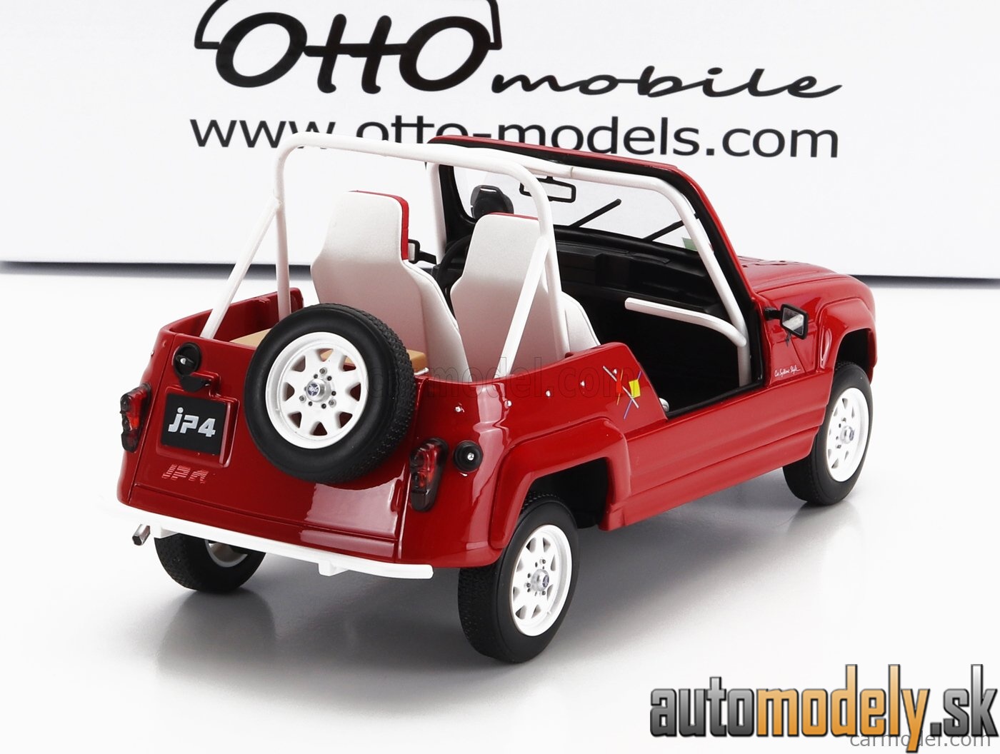 OttOmobile - RENAULT R4 JP4 1987 RED - 1:18