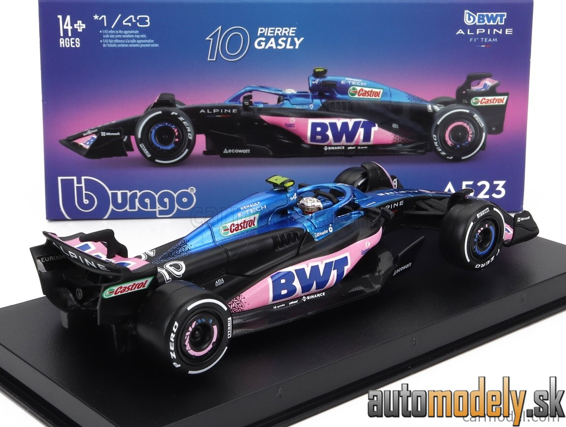 Bburago - RENAULT F1 A523 TEAM BWT ALPINE F1 N 10 SEASON 2023 PIERRE GASLY - 1:43