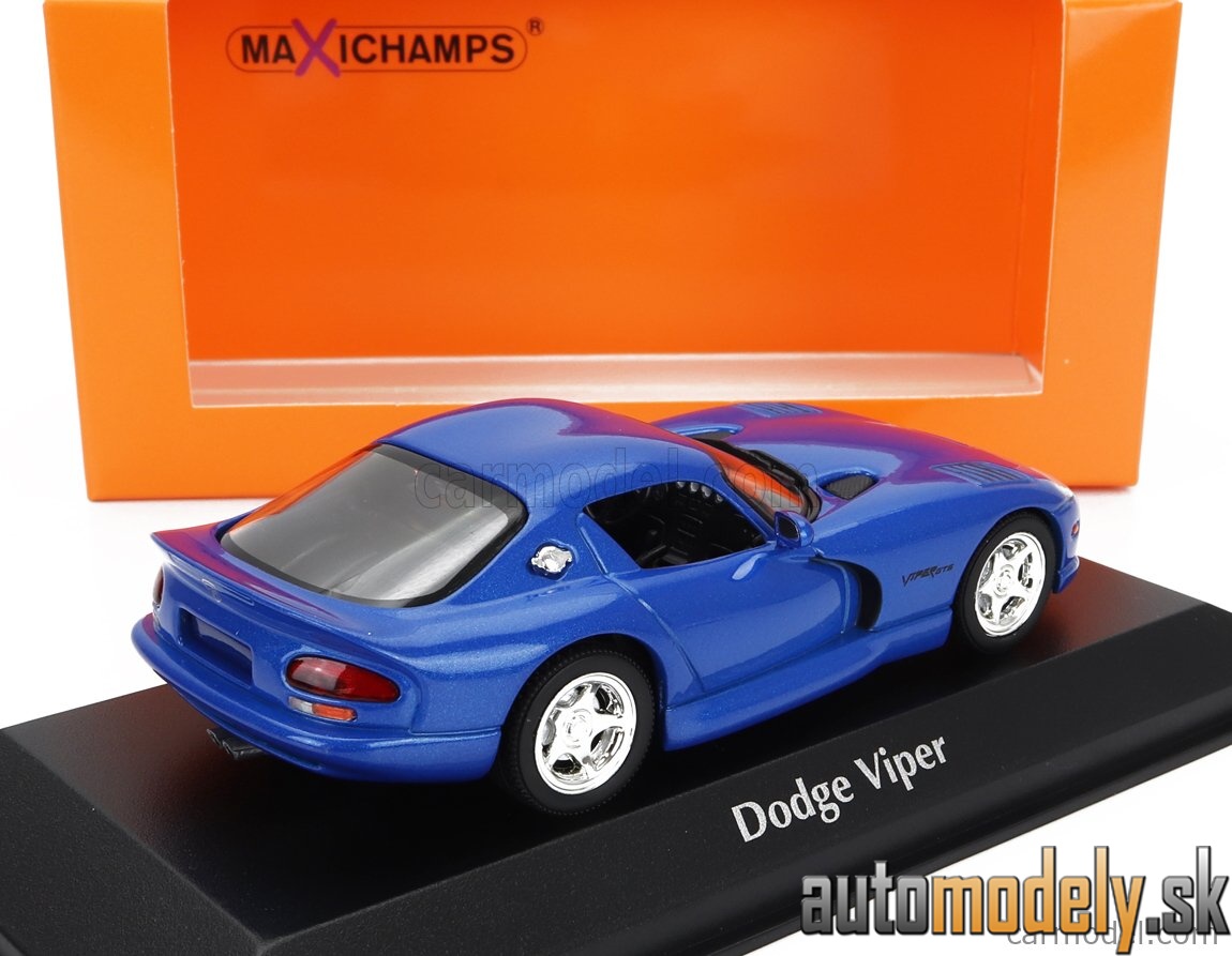 Minichamps - DODGE VIPER COUPE 1993 BLUE MET - 1:43
