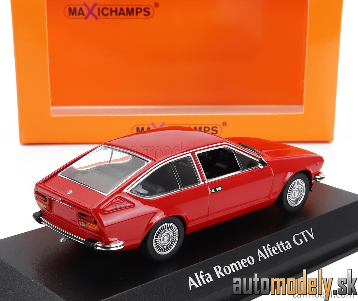 Minichamps - ALFA ROMEO ALFETTA GTV COUPE 1976 RED - 1:43