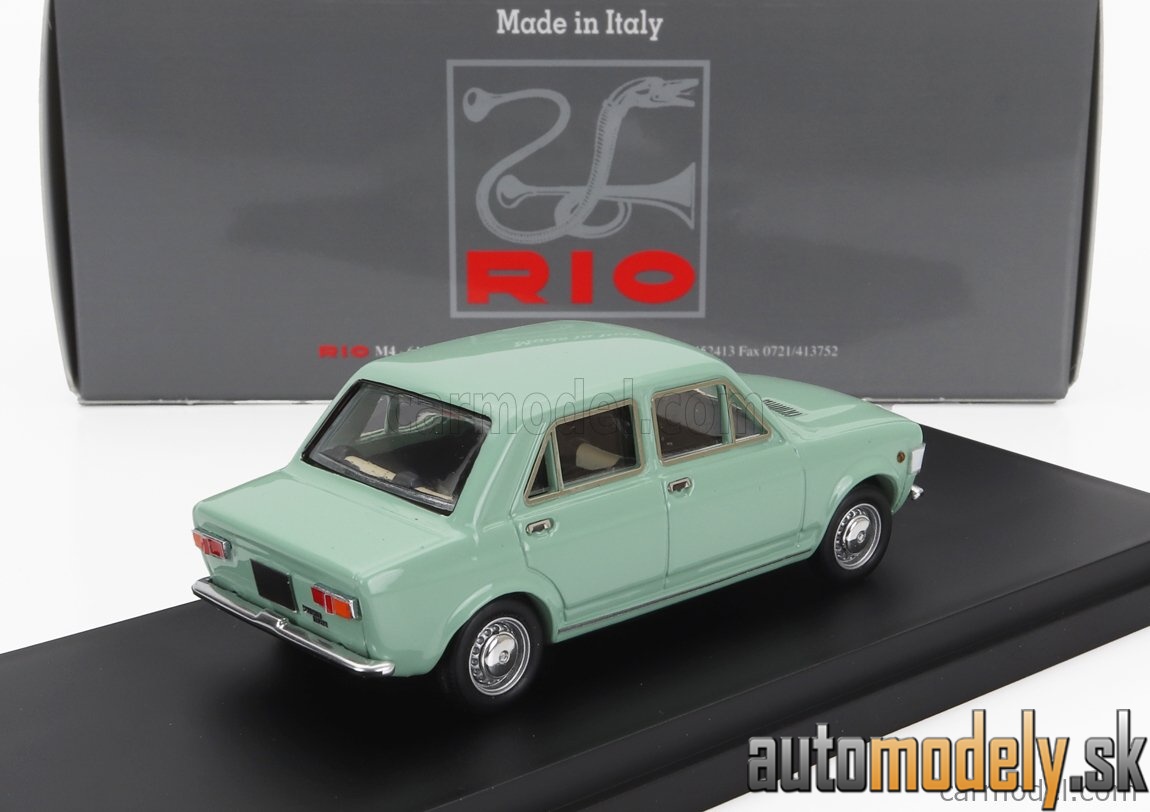 RIO - FIAT 128 II SERIES 1972 LIGHT GREEN - 1:43