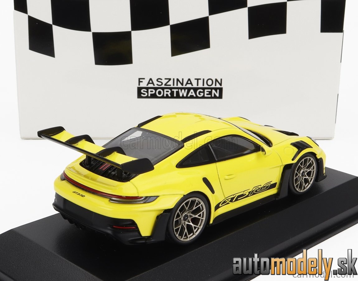 Minichamps - PORSCHE 911 992 GT3 RS COUPE 2023 GOLD WHEELS YELLOW - 1:43