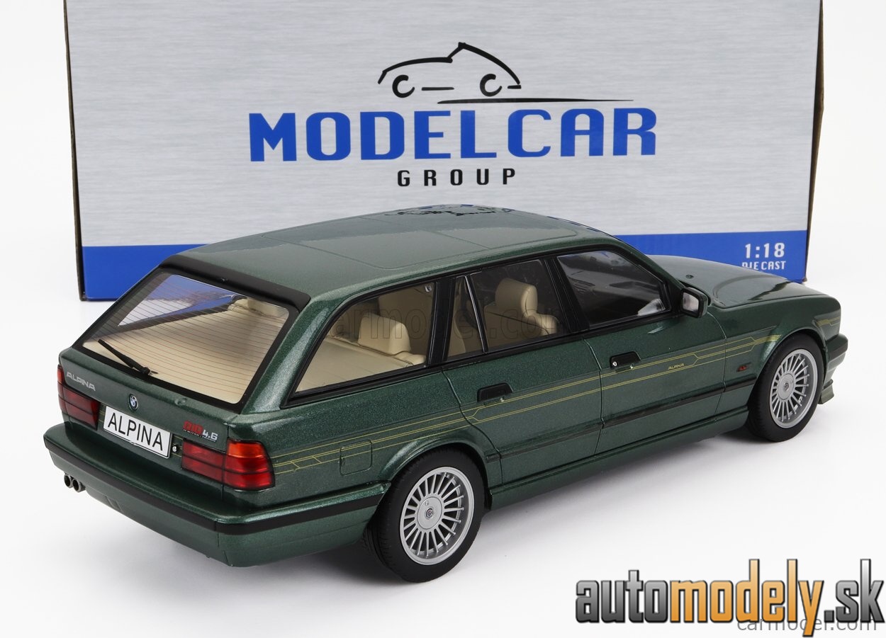 MCG - BMW 5-SERIES B10 4.6 ALPINA TOURING (E34) SW STATION WAGON 1989 GREEN MET - 1:18