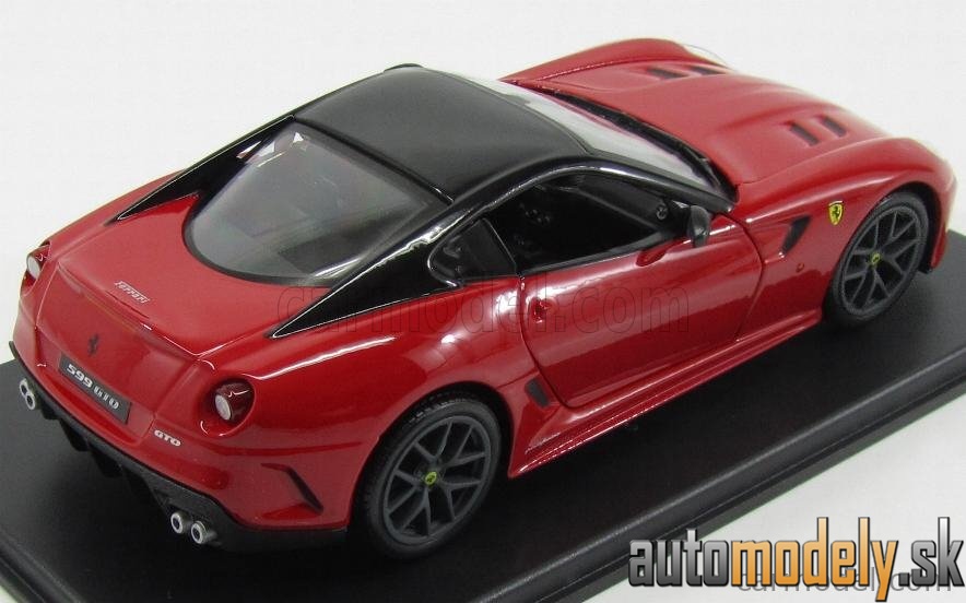 Edicola - FERRARI 599 GTO 2010 RED BLACK - 1:24