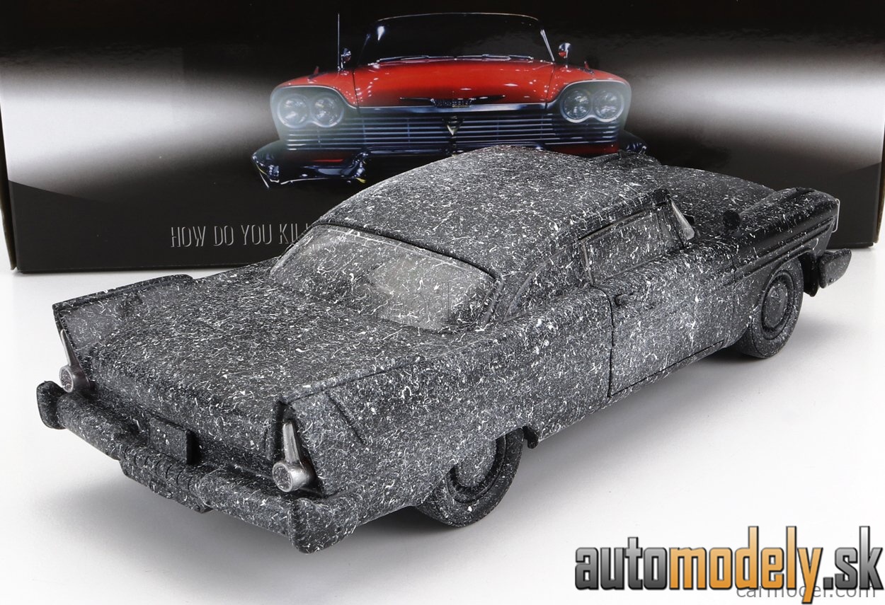 GreenLight - PLYMOUTH FURY 2-DOOR 1958 SCORCHED VERSION BLACK - 1:24