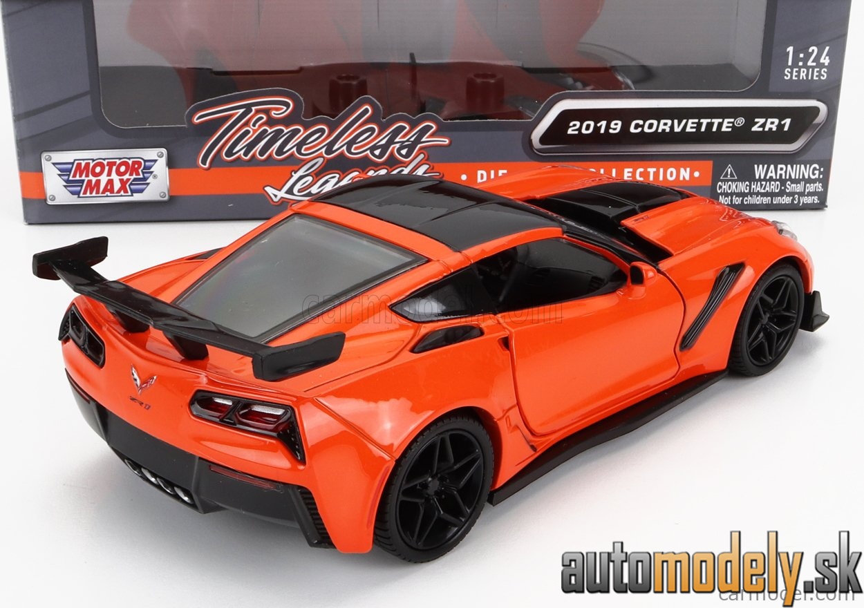 Motormax - CHEVROLET CORVETTE ZR1 2019 ORANGE - 1:24